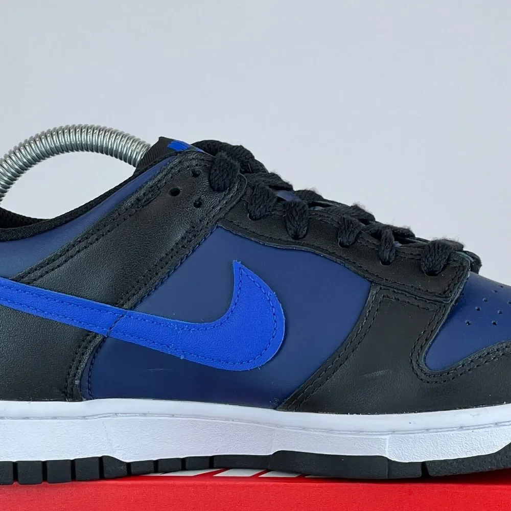 New Big Kids Nike Dunk Low‎ DH9765 402 Midnight Navy Game Royal Black Size 7 Y